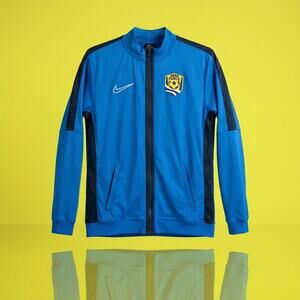Nike Dri-FIT Slim Fit Track Jacket Blue Full Zip Large
